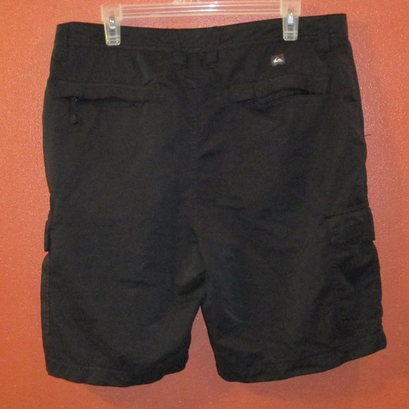 Quiksilver Men Size 34 Black Multiple Pockets Outdoor Travel Vacation Shorts - Picture 5 of 8